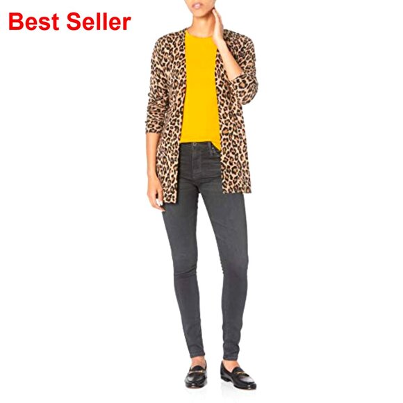 Lightweight Open-Front Cardigan Sweater, Plus Size, Cotton Blend, Layering Piece - Picture 4 of 7